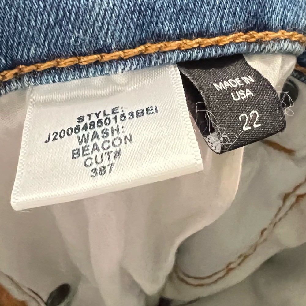 Veronica Beard Beverly High Rise Skinny Jeans 22 tall - Picture 11 of 12
